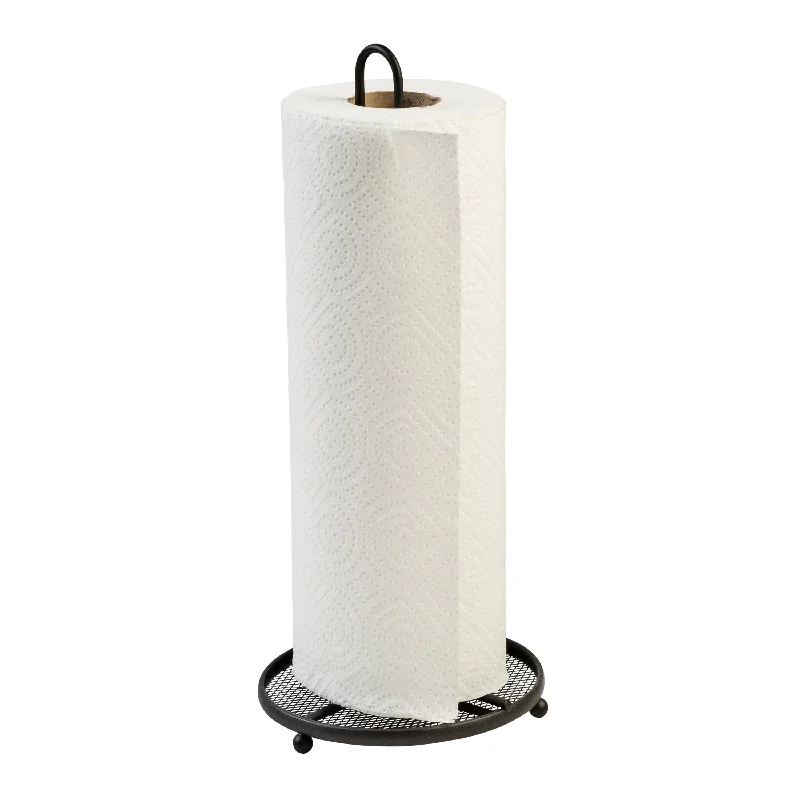 Black Wire Paper Towel Holder