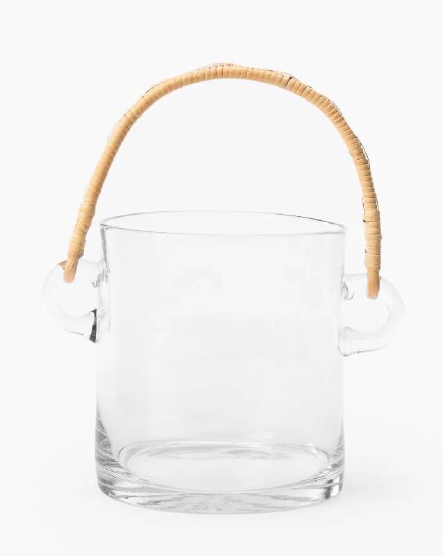 Crockett Rattan Ice Bucket