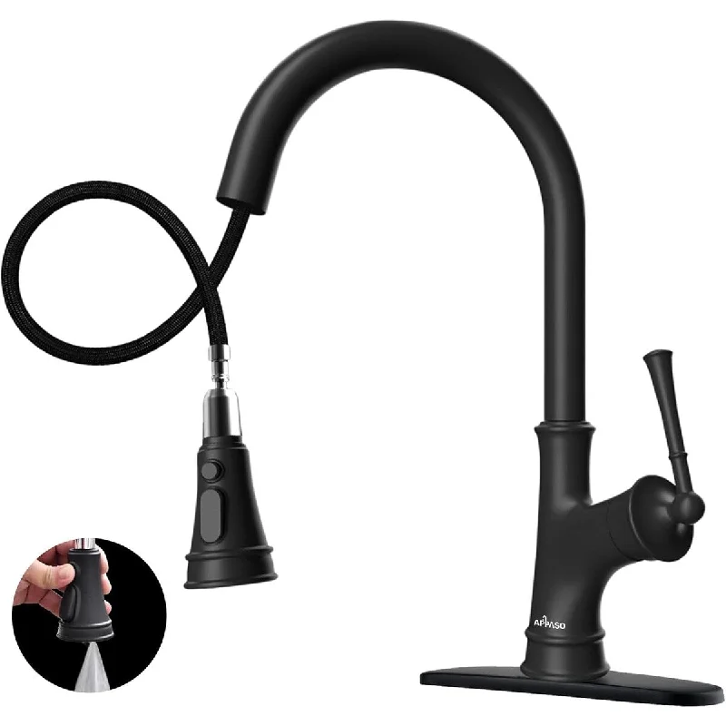 Kitchen Faucet Single Handle High Arc Pull Out Kitchen Sink Faucets