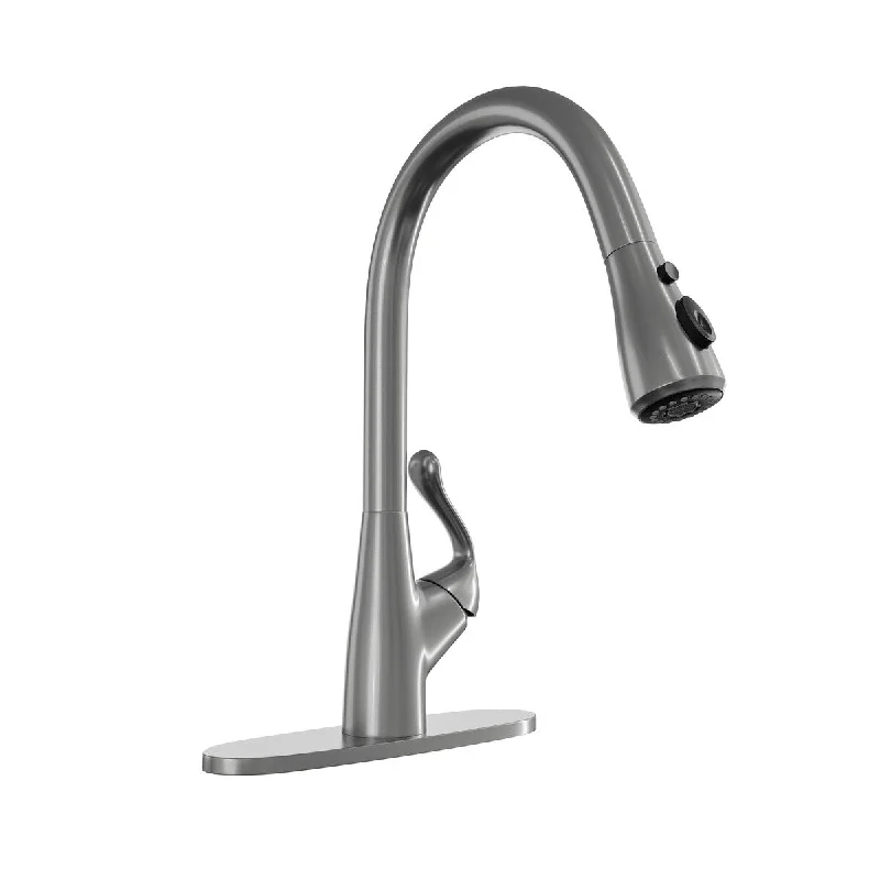 Kitchen Faucet with Pull Down, 1.8 GPM Single Handle Kitchen Sink Faucet