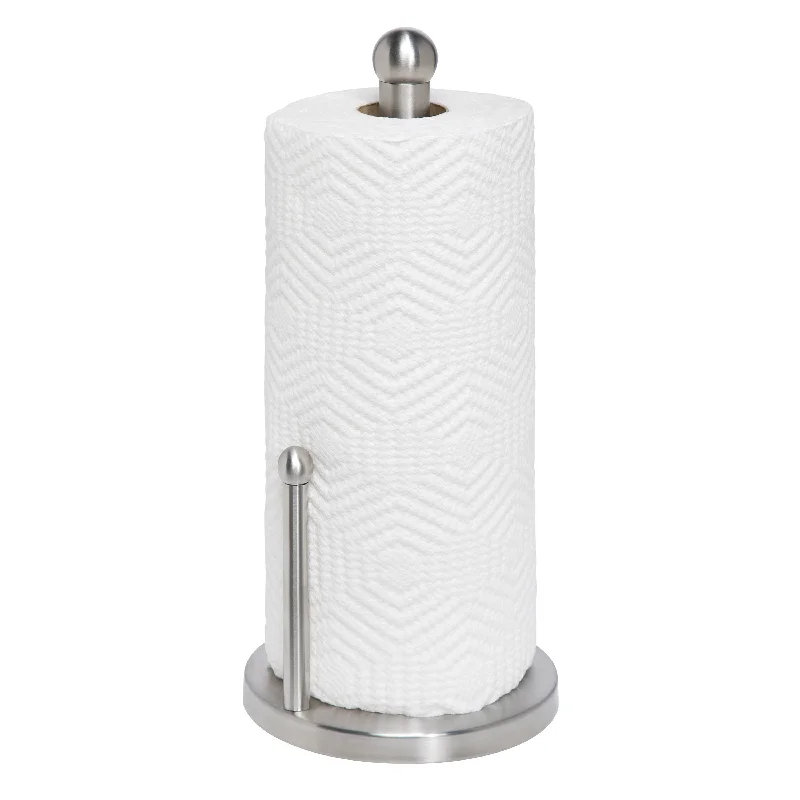 Silver Paper Towel Holder