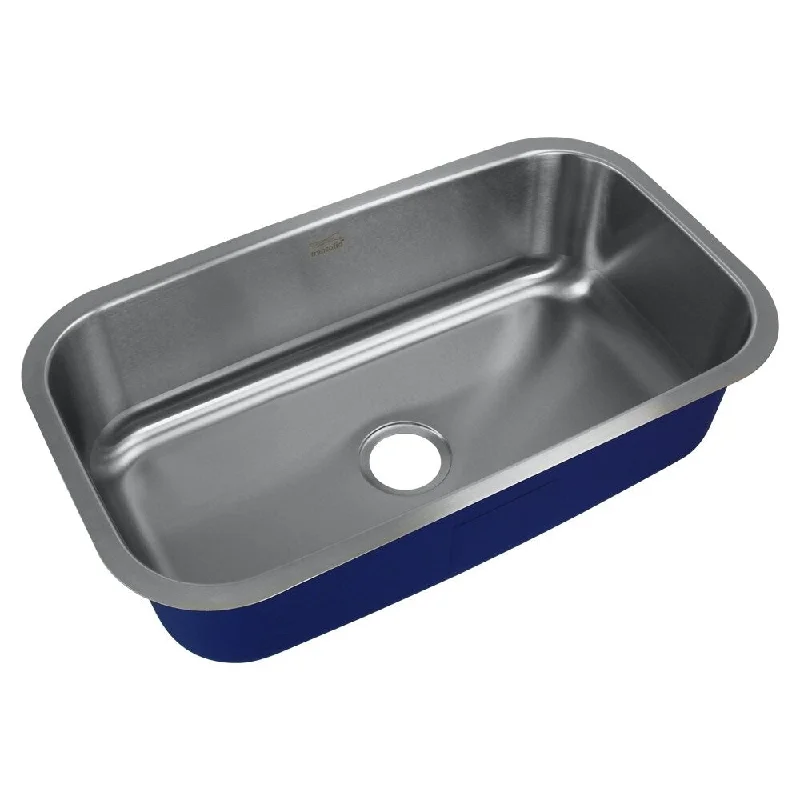 Transolid Meridian Stainless Steel 32-in Undermount Kitchen Sink - 18.31" X 31.5" X 9"