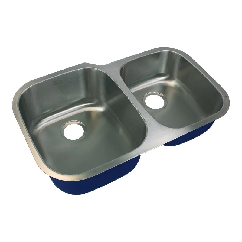 Transolid Meridian Stainless Steel 32-in Undermount Kitchen Sink - 20.68" X 31.82" X 9"