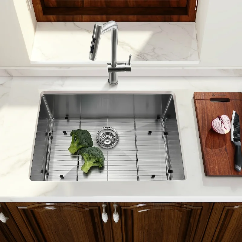 TRUSTMADE 17inch Kitchen Sink Basin Undermount Single Bowl