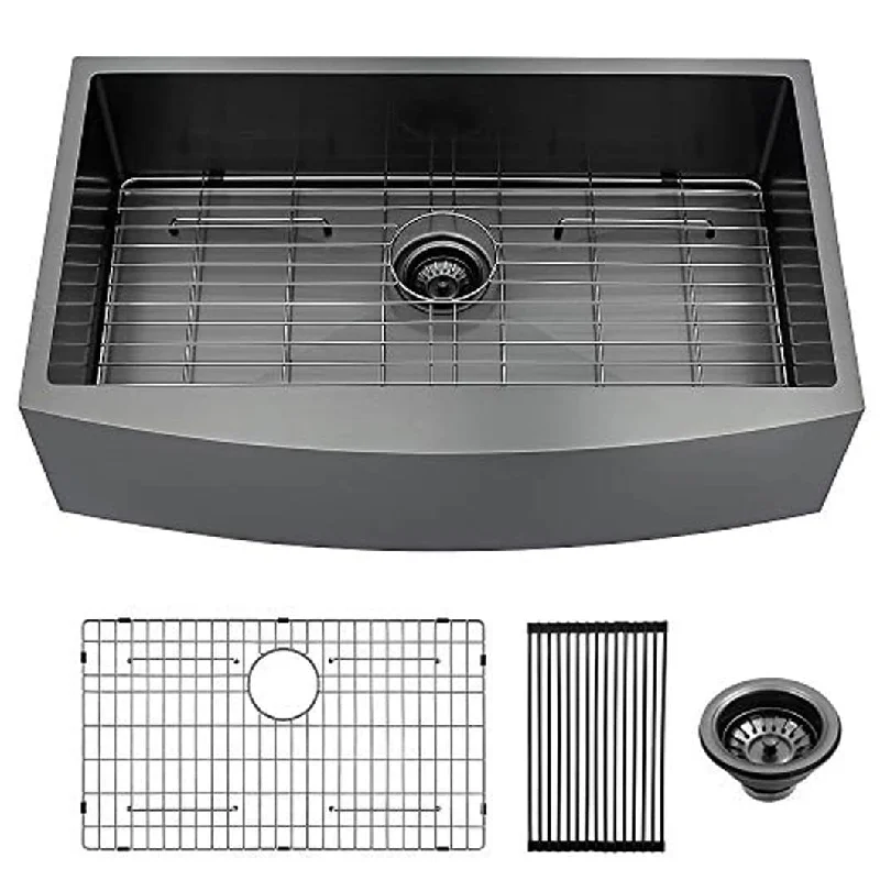 Undermount 18 Gauge Single Bowl Stainless Steel Kitchen Sink - 21 x 30 x 9