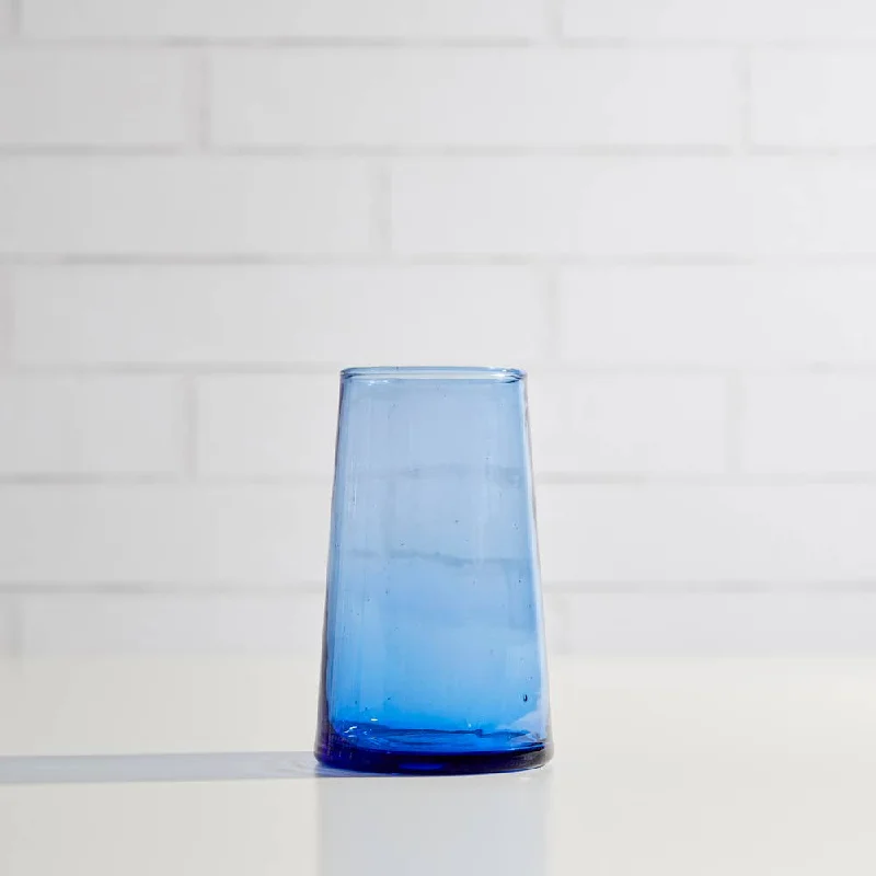 WS Moroccan Cone Glassware Large - Blue