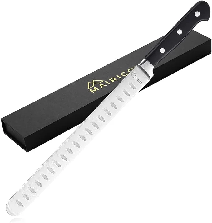 11-Inch Brisket Slicing Knife - Ultra Sharp Stainless Steel Carving Knife