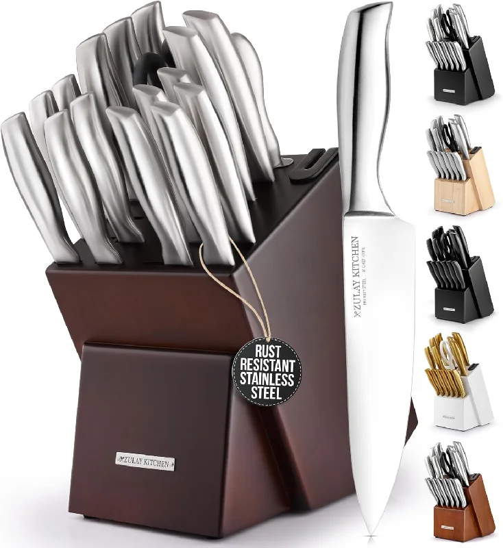 18 Piece Stainless Steel Kitchen Knife Set