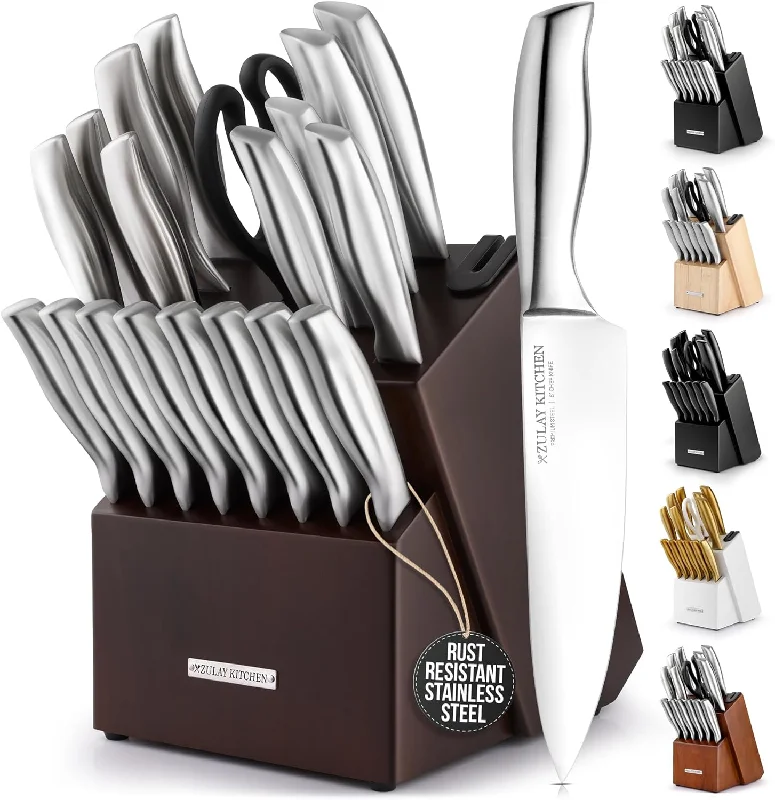 20 Piece Stainless Steel Kitchen Knife Set