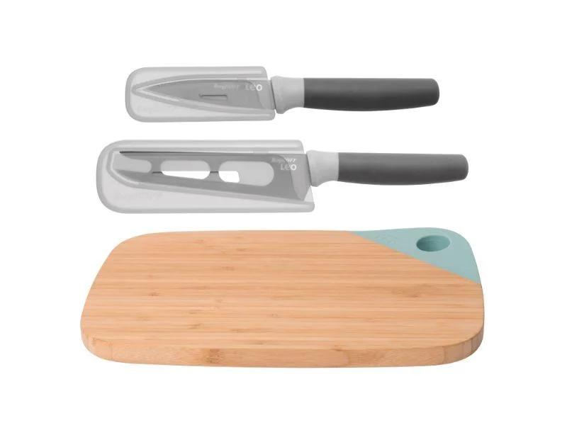 BergHOFF Leo 3pc Cutting Board and Knife Set