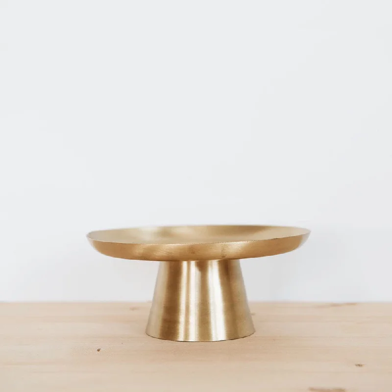 Brass Cake Stand - Small