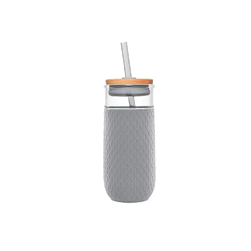 Ello Devon Protective No Sweat Silicone Sleeve & Splash Proof Glass Tumbler