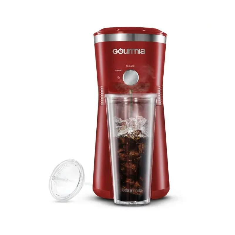 Gourmia Iced Coffee Maker with 25 fl oz. Reusable Tumbler