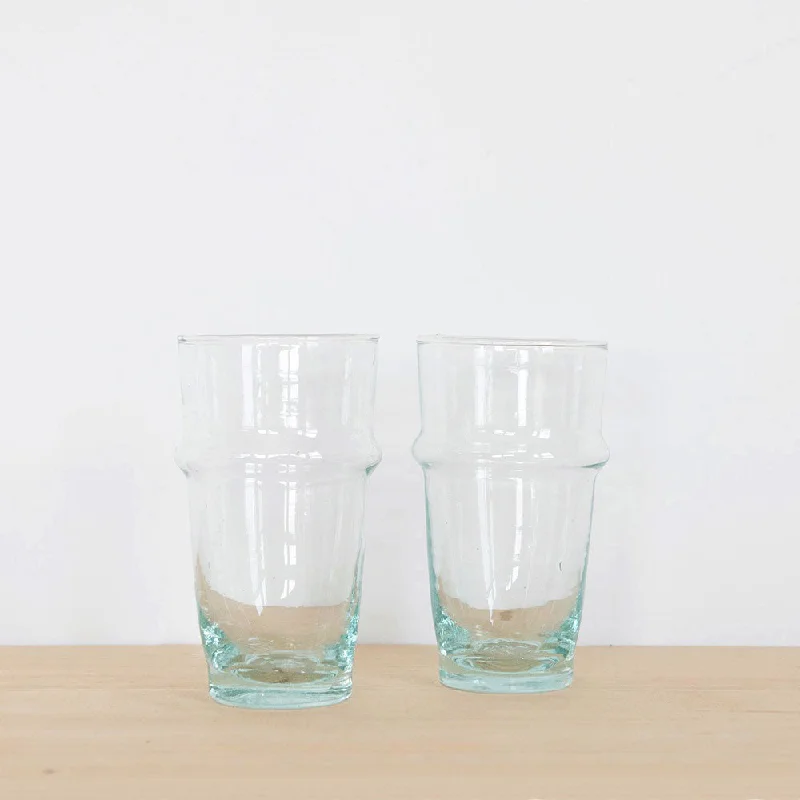 Handblown Recycled Glassware (set of 2)