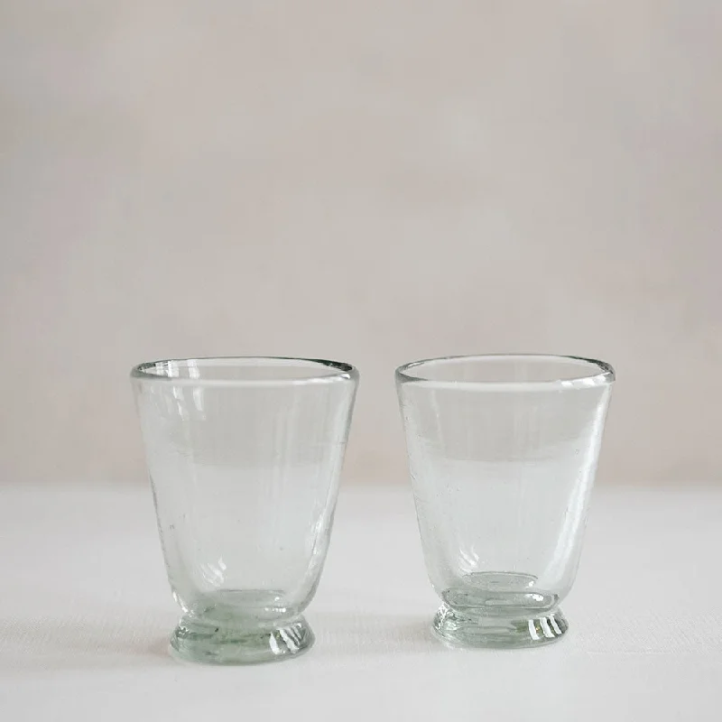 Handblown Petite Footed Glassware