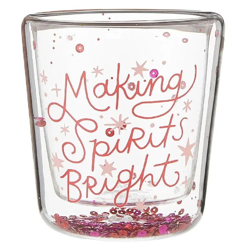 Making Spirits Bright Double Wall Double Old Fashioned Glass