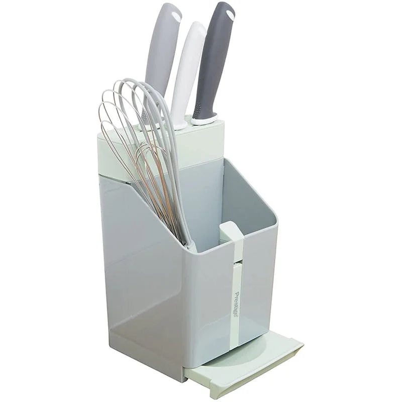 Knife & Utensil Station, Grey/Blue