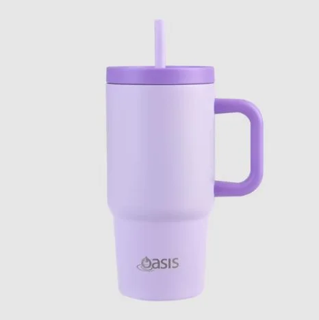 Oasis Stainless Steel Double Wall Insulated "junior Commuter" Travel Tumbler 700ml - Lilac