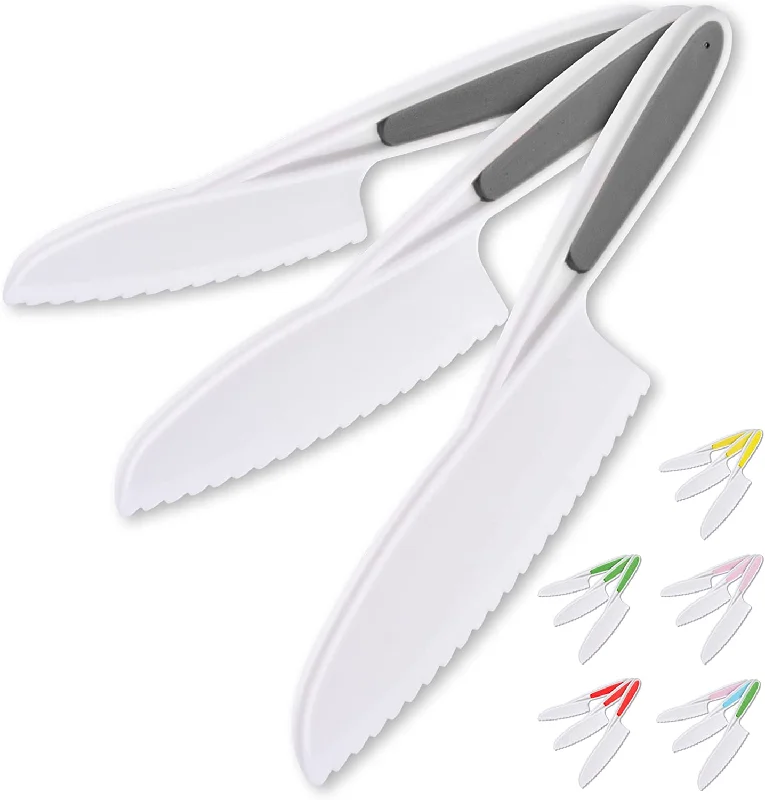 Perfect Starter Knife Set for Little Hands in the Kitchen (3-piece)