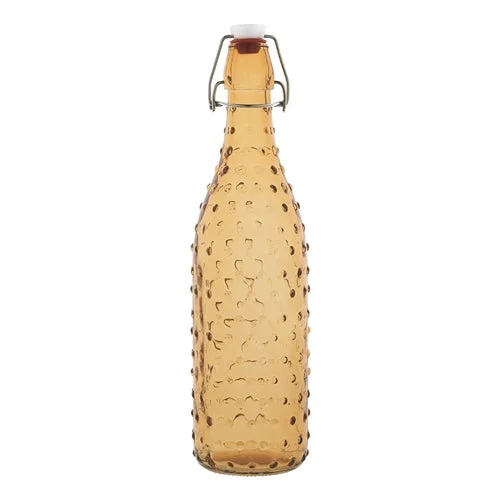 Pop Bottle - 900ml Dot Tangerine