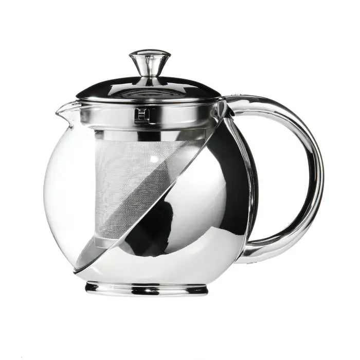 Premier 500ml Stainless Steel And Glass Teapot - 0602373