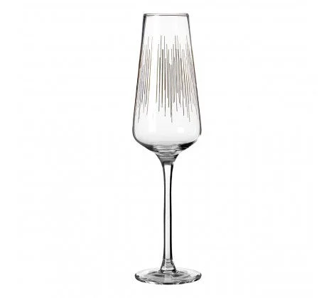 PREMIER DECO S/4 HAND BLOWN CHAMPAGNE GLASSES - 1405274