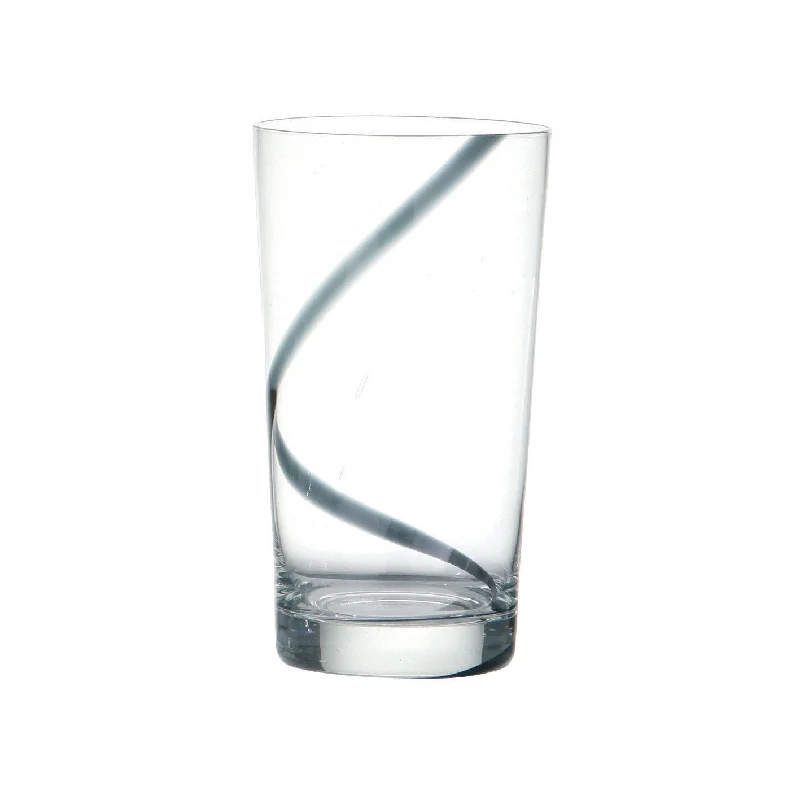 PREMIER WHITE SWIRL HI BALL GLASS-1404684