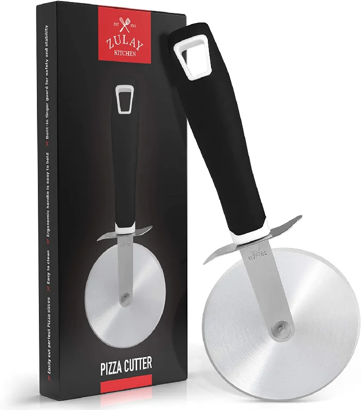 Super Sharp Stainless Steel Pizza Cutter with Comfort Handle