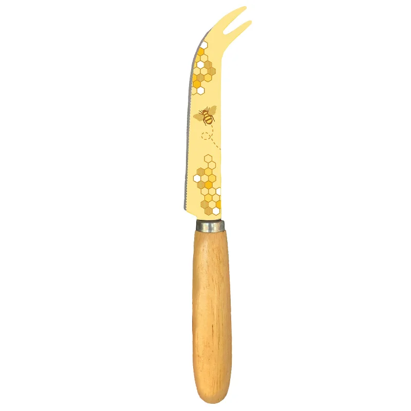 Talisman Designs Cheese Knife, Honey Bee Collection, Yellow