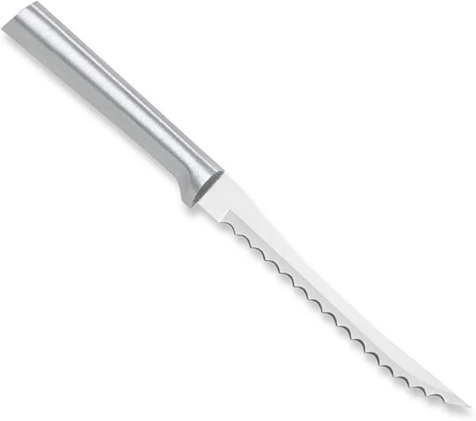 Tomato Slicing Knife – 8-7/8” Stainless Steel Blade, Aluminum Handle, Made in USA