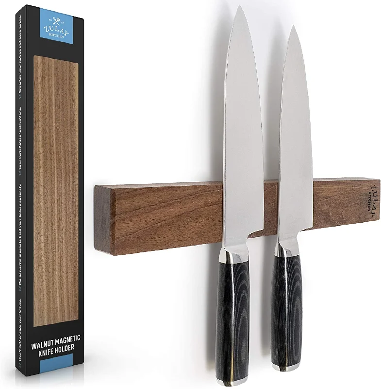 Wooden Magnetic Knife Strip for Organizing your Kitchen